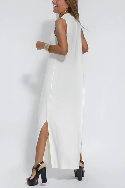 ELISE | Elegant Long Dress with Free Matching Cardigan