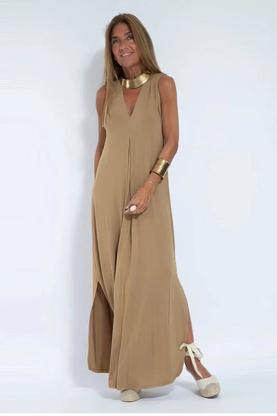 ELISE | Elegant Long Dress with Free Matching Cardigan